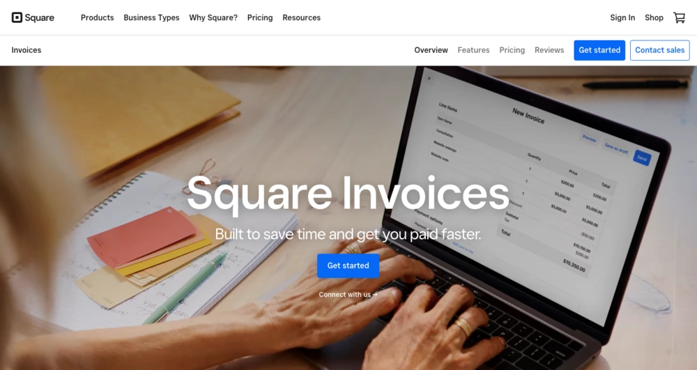 best billing software - square invoices