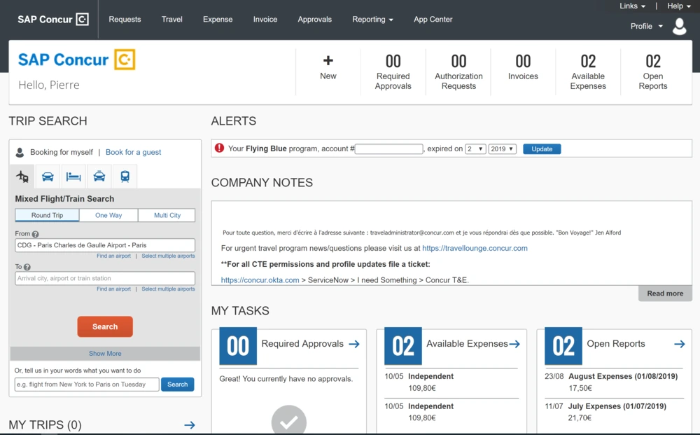 zaggle alternatives and competitors - sap concur