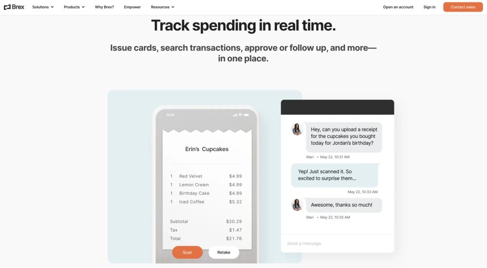 berx expense tracker for small business