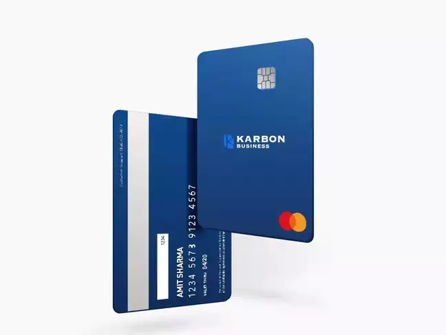 best corporate credit card india - karbon card