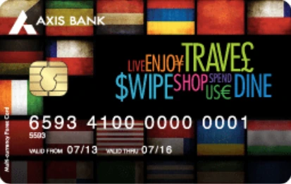 best prepaid travel card for india axis bank multicurrency forex card