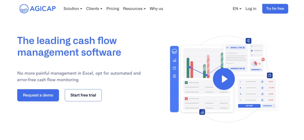 best cash flow management software agicap