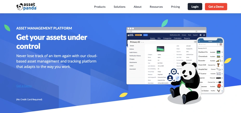 best asset management software - asset panda