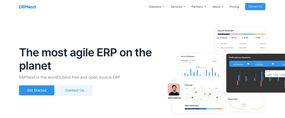 best erp software and system - erpnext