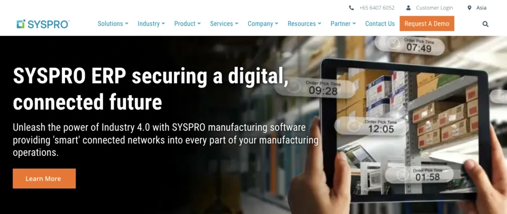 best erp software and system - syspro