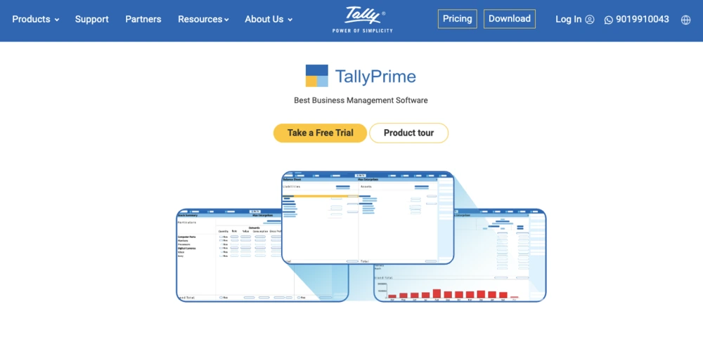 best erp software and system - tallyprime