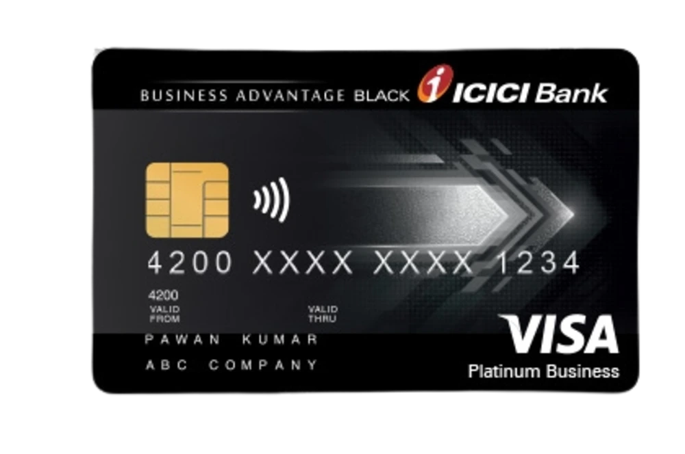 best business credit cards icici bank business advantage black card