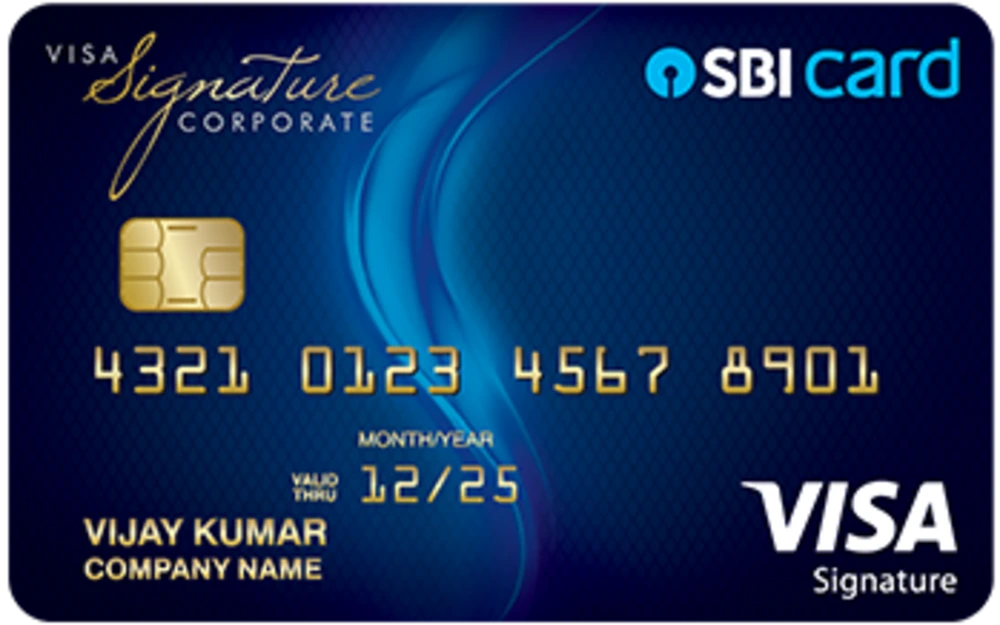 best business credit cards sbi signature corporate card