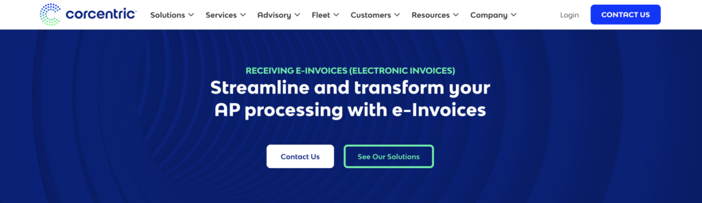 best e invoicing software corcentric