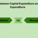 difference between capital expenditure and revenue expenditure