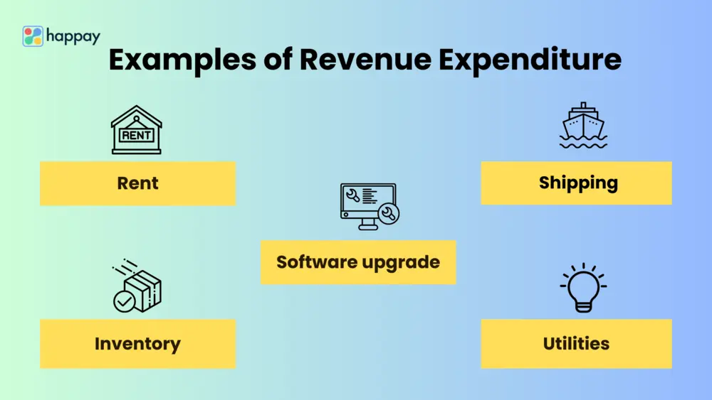 examples of revenue expenditure