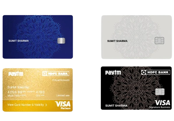 best business credit cards paytm hdfc bank select business credit card
