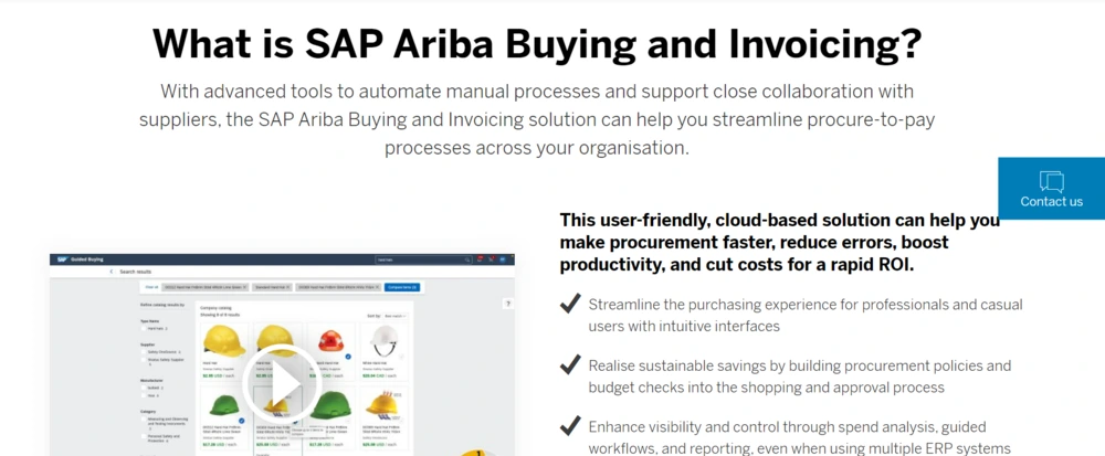 procure to pay software SAP ariba