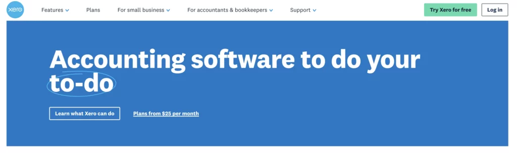 best free accounting software xero