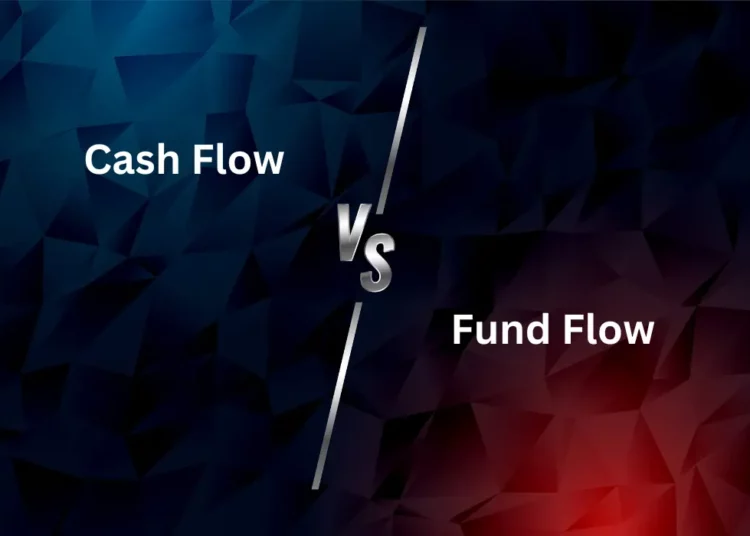 difference between cash flow and fund flow